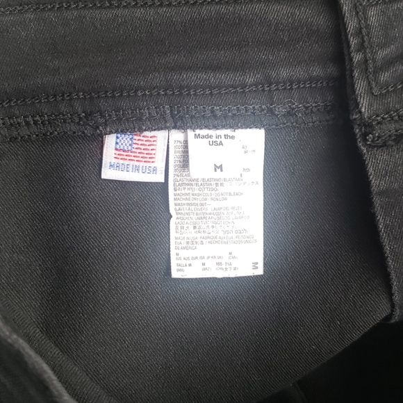 American Apparel Black High Waisted Skinny Jeans - Picture 3 of 5